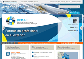 阿根廷政府官方网站